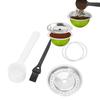 Rusty Proof Refillable Coffee Pod Cover Rubber Rings Coffee Capsule Seal Cover  Home Use