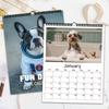1 Stück 2026 Hängekalender, Lustiges Hunde-Design, 12 Einzigartige Designs pro Monat, Perfektes Geschenk für Geburtstag, Weihnachten & Neujahr