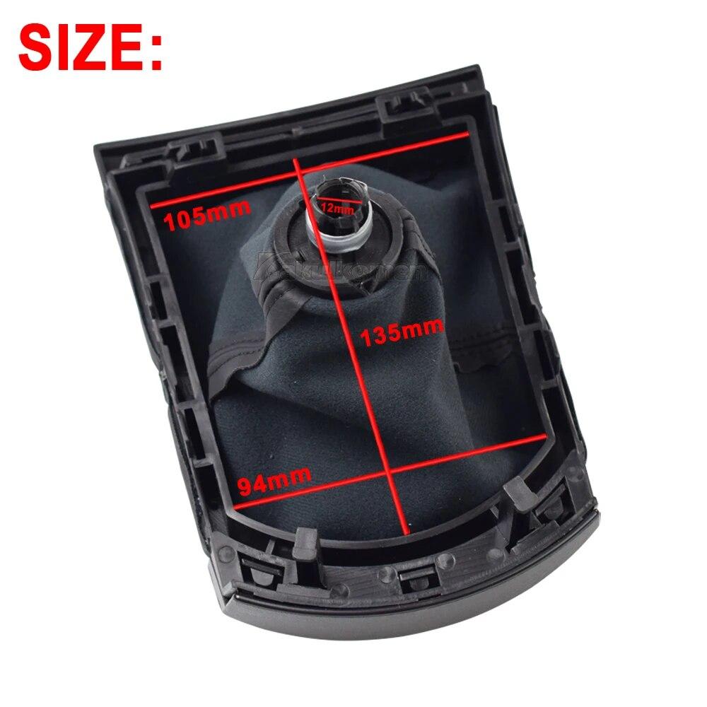Car Gear Shift Knob Manual 5 Speed Lever Stick Gaiter Boot Dust Cover Collar For SEAT Ibiza 2002 2003 2004 2005 2006 2007 2008