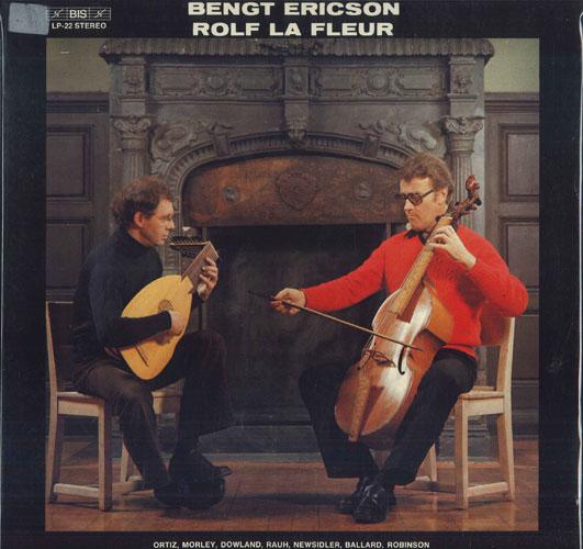 

LP Record BENGT ERICSON ROLF LA FLEUR Bengt Ericson Rolf La Fleur LP22 BIS 1976 Sweden Classical Used
