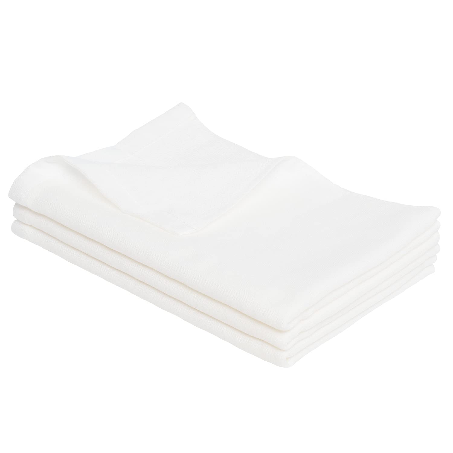 

Bloom Gauze Face Set of Senshu Cotton Japanese-Made Towels, 3, Speed-Dry Towels, Quick-Drying, Lightweight, Thin, 100% (White) белый