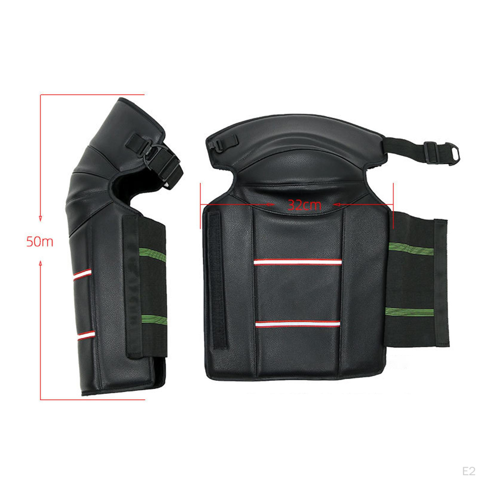 Прочные наколенники для мотоциклов для активного отдыха PU Leather Reflector — фото 3