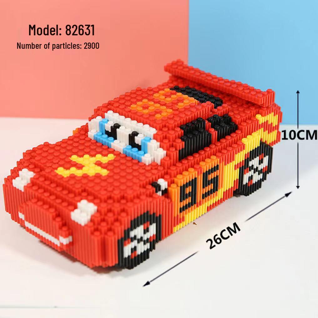 Girls' Compatible Lego: Violent Bear Building Block Series - Educational Micro-Block Interlocking Toys & Gifts