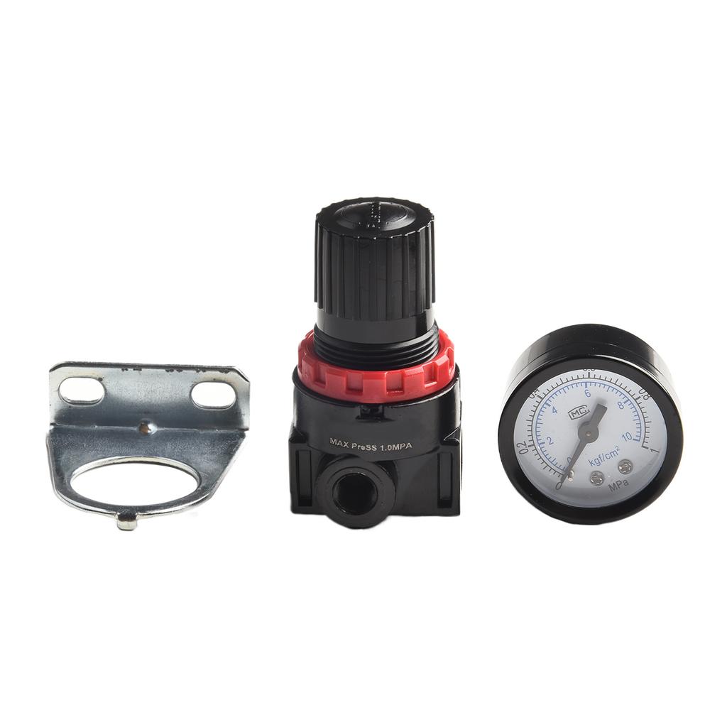 AR2000 Air Pressure Controller with Strap Bracket Reliable Regulation for For compressors Adjustable from 0 05 to 0 85Mpa