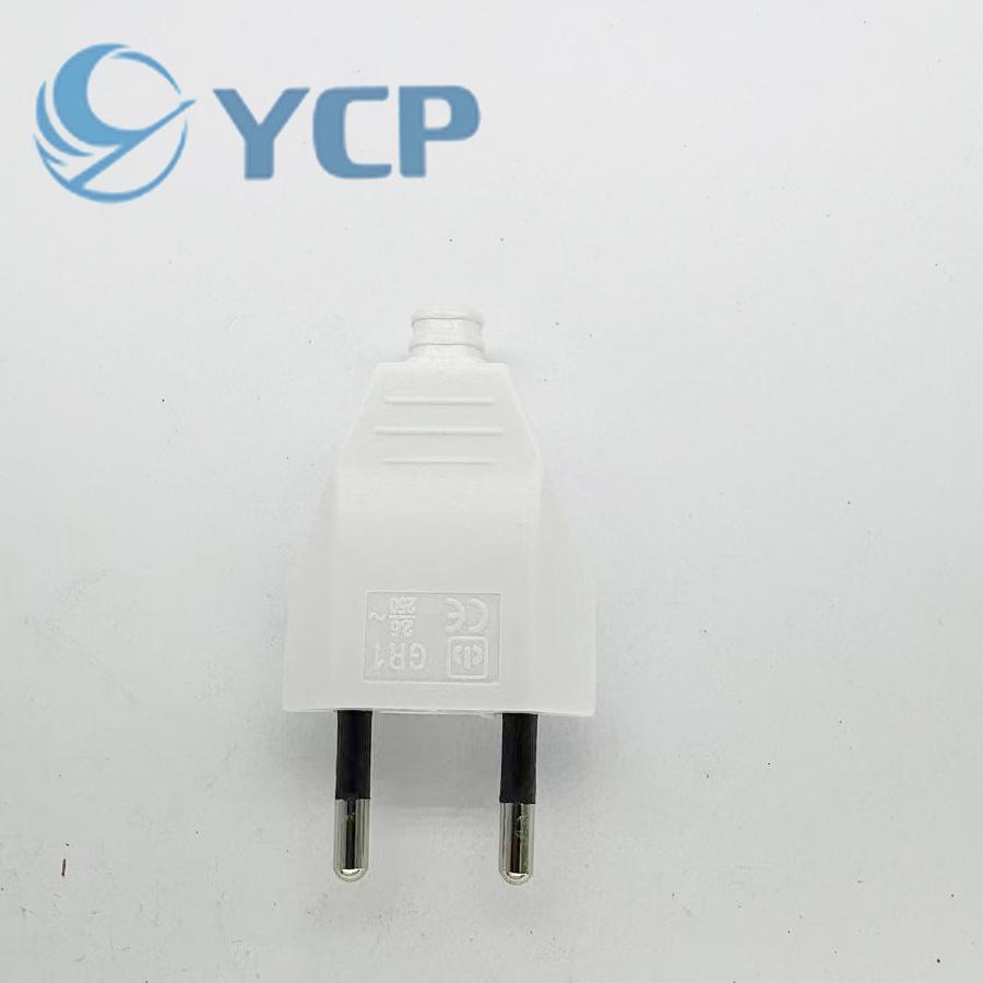 European Two-core VDE Power Cord Plug for Lighting Fixtures