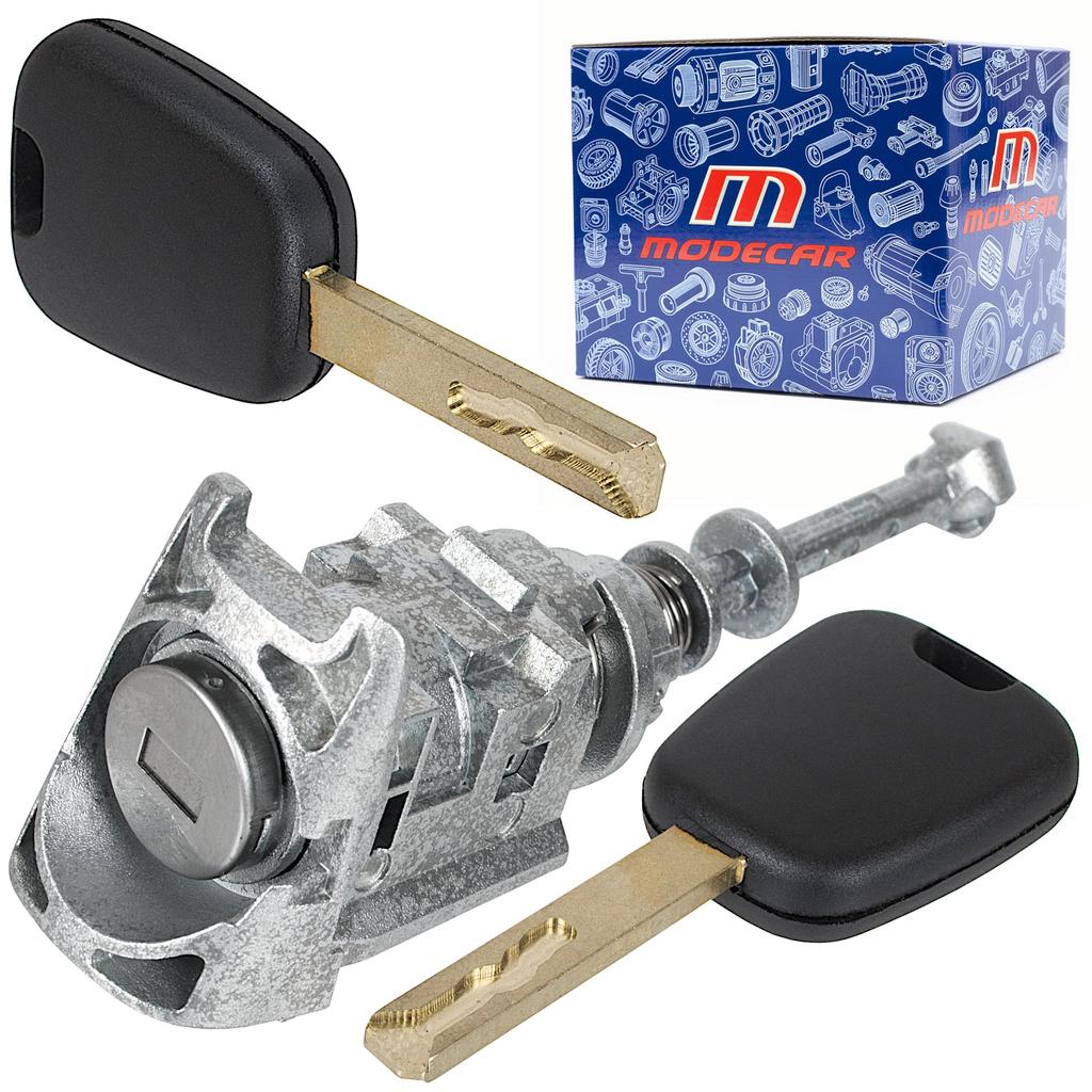 Citroen C4 04-10 Left Front Door Lock Insert With 2 Keys