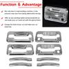YMT Hummer H2 Door Handles Chrome Cover Trim Exterior Accessories Fit for 2003 - 2009 Hummer H2 SUV SUT Car Accessories