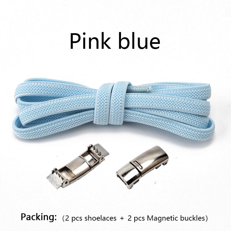 1 Pair No tie Shoelaces Magnetic Lock Elastic Shoe Laces For Kids and Adult Sneakers for Shoelace Flat Rubber Bands Shoestrings