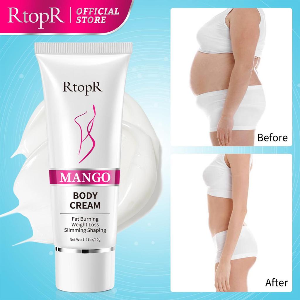 RtopR Mango Body Cream Firming The Skin The Perfect Waistline And Leg Line Massage