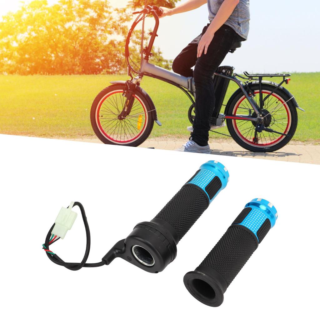 1 Pair Universal Electric Bike Scooter Throttle Handle Electric Tricycle Throttle Handle Grip Handlebar