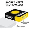 Mega Collection Colored Paper Bright Yellow 625 Sheets 24 lb 89 gsm 8.5" x 11" MORE SHEETS! 91618