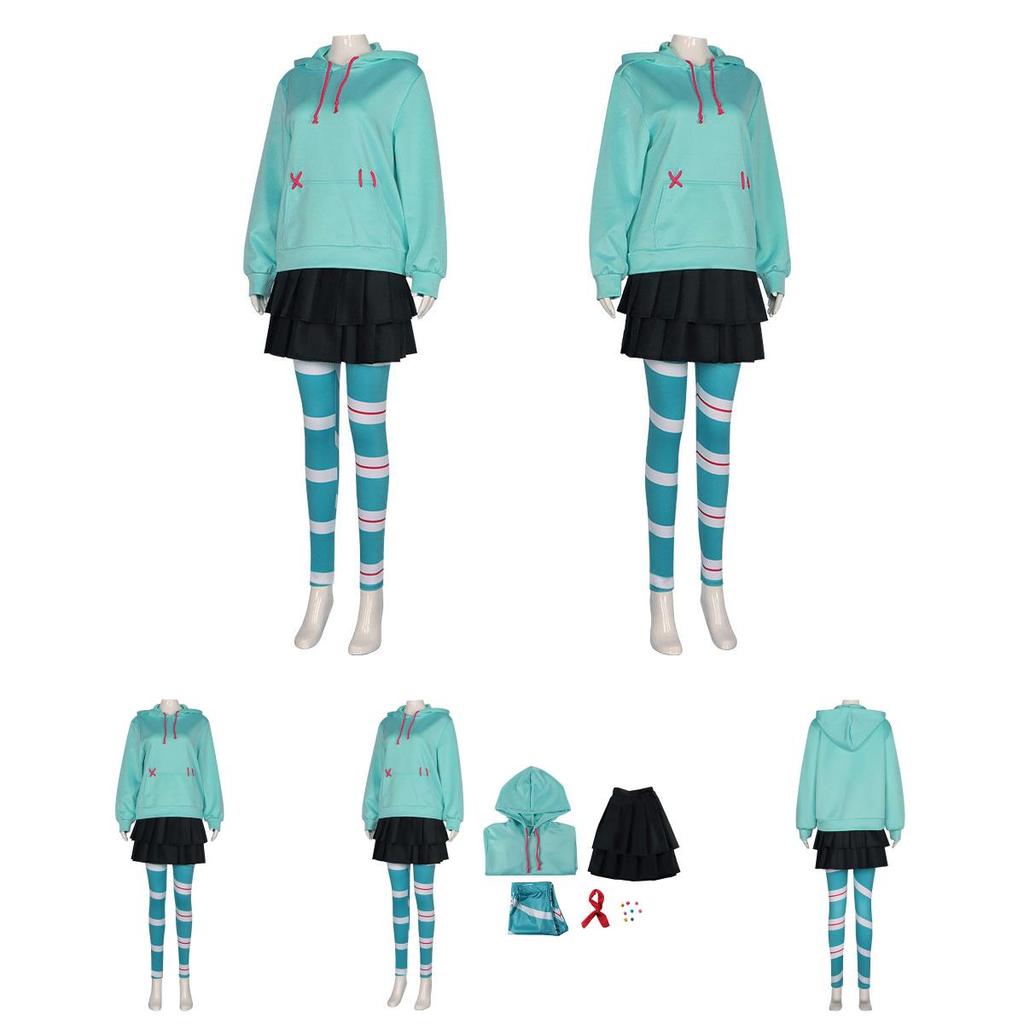 Unschlagbares Ralph reichts 2 Yuni Cosplay Kostüm für Frauen