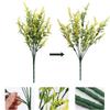 5PCS 7 Heads Artificial Lavender Wheat Ear Lavender Bouquet Realistic Bridal Bouquet  Home Decor