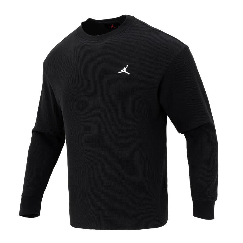 

Мужская однотонная свободная толстовка с круглым вырезом Nike, черные FD7462-010 M
