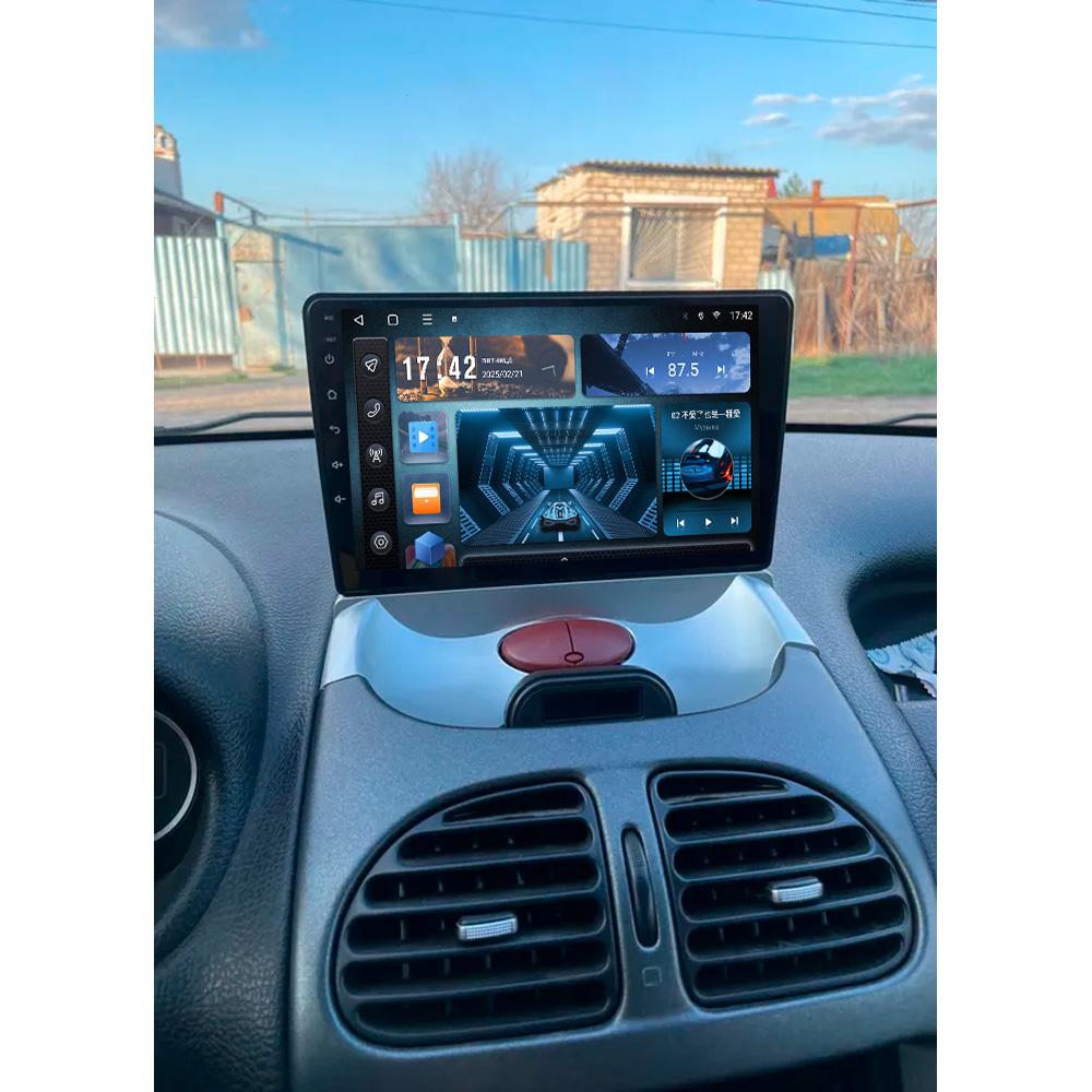 X-REAKO Car Video Player for  Peugeot 206 2004-2008 GPS Navigation Built-in Dsp Carplay Autoradio Android Head Unit