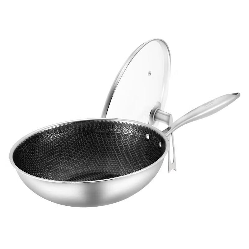 Debo DEP-729 Mario 304 Stainless Steel Non-stick Wok