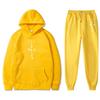 Hot-selling European and American Singer Travis Scott Casual Hooded Sweater Couple Suit