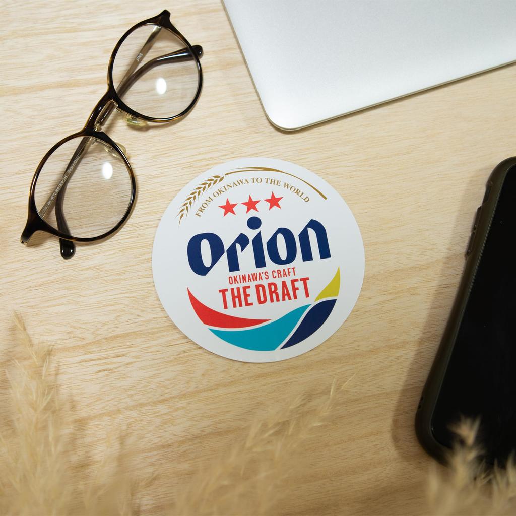 orion Beer Sticker 10cm Set Goods Logo Standard Popular Sticker Okinawa Souvenir Miscellaneous Goods Value of 9 Beer (Set (Draft Logo, Mug, Can,