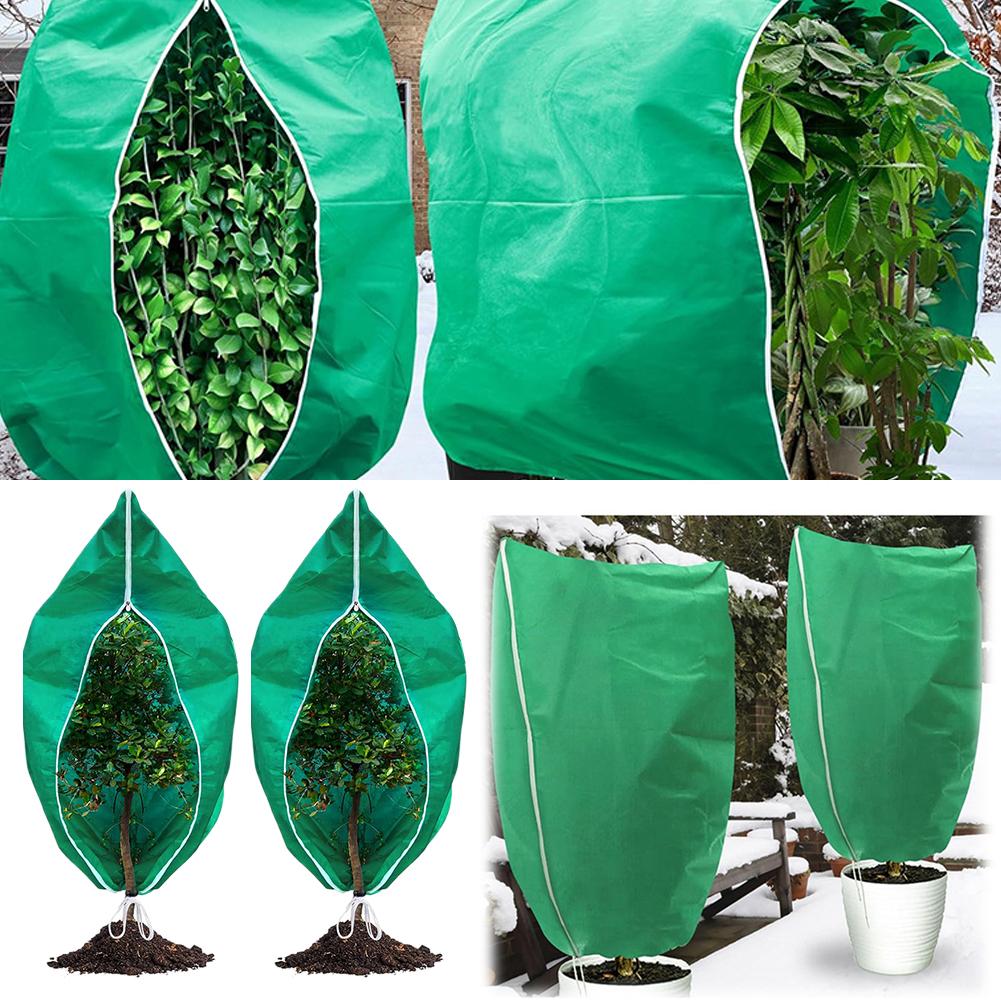 4 Stück/Los Winterpflanzen-Frostschutzhaube, Verdicktes Vliesstoff-Baum- und Gartenschutz gegen Kälte, Gartenjacke für Pflanzen