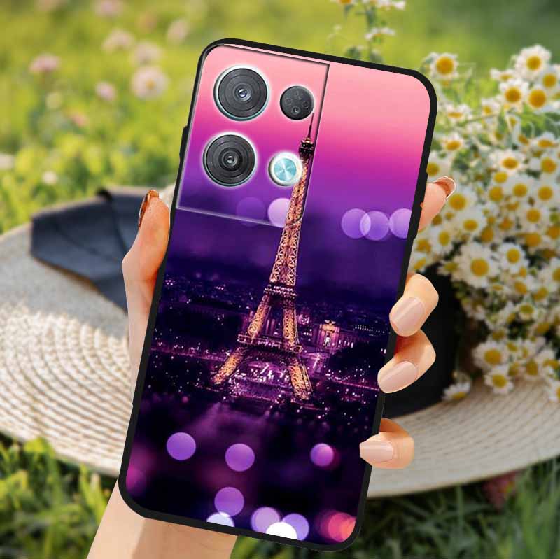 For OPPO Reno 8 Pro 5G Cases Fashion Soft Silicone TPU Shockproof Back Covers For OPPO Reno8 Pro + Plus Phone Case Protect Couqe