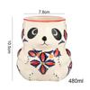 480ml Kreatives Panda Hawaii Cocktailglas Handbemalte Keramik Tiki Tasse Bar Club Party Molekulares Weinglas Eisbecher Barzubehör