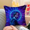 Action Movie J-John Wick Cushion Cover Car Throw Pillow Case For Sofa Car Christmas Gift 40X40Cm 45X45Cm