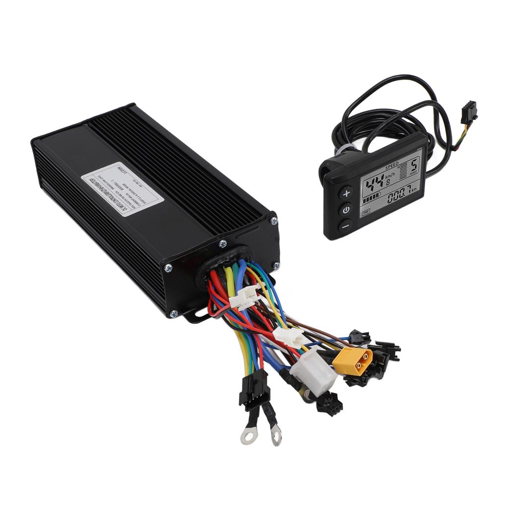 40A 3 Mode Sine Wave Controller S866 Display Electric Cycle Conversion Kit for 36V 48V 52V 1500W