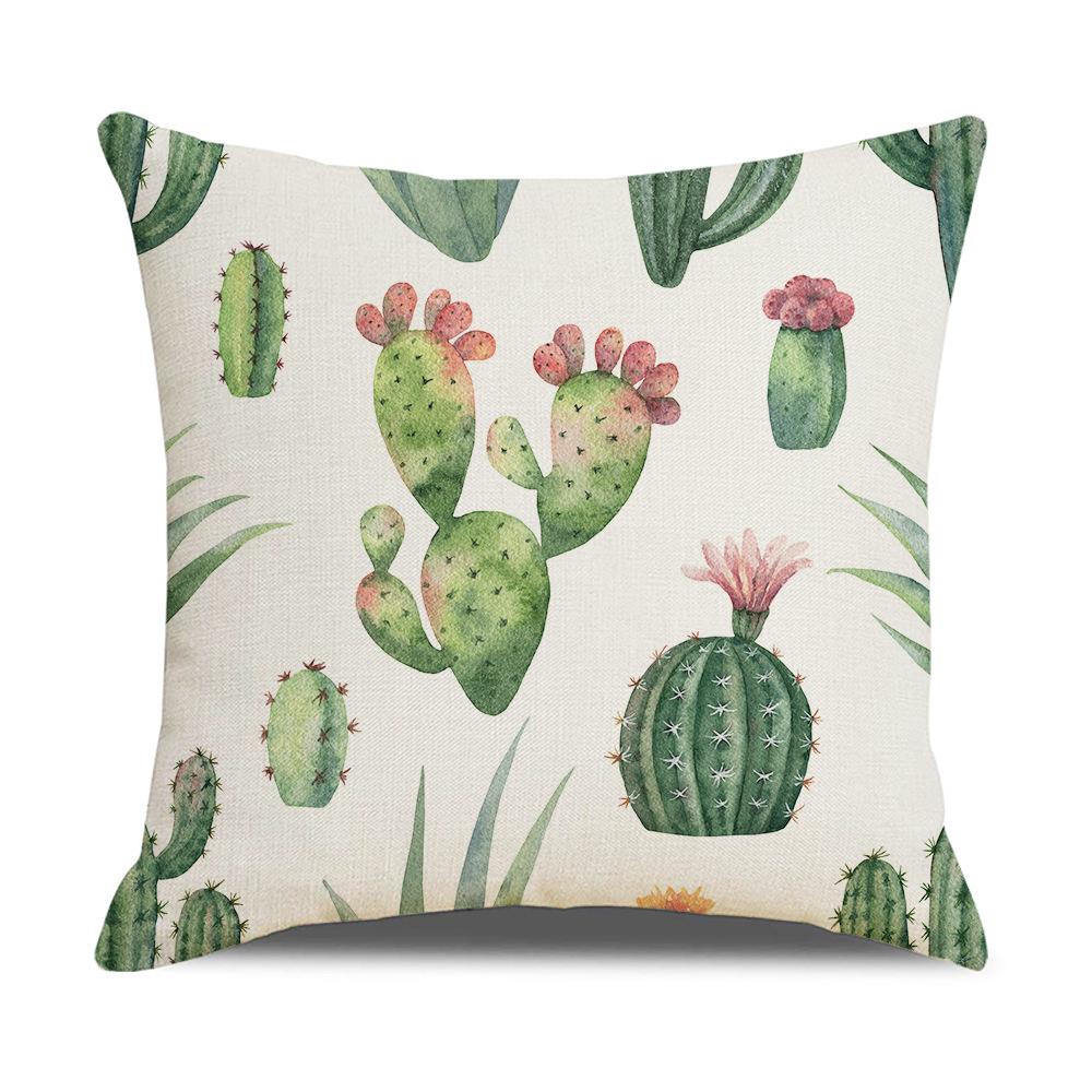 Nordic Tropical Plant Pillowcase - New Home & Office Decor Cushion Cover