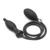 Inflatable Expanding Butt Plug and Penis Masturbator for Women - Anal Dilator and Expander Sex Toy