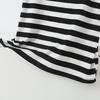2026 Summer Modal Striped Plus Size Elastic Spaghetti Strap Vest