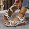 Fashion Women Flat Sandals 2025 New Summer Fashion Outdoor Sandals Women Trend Lightweight Casual Wedges Shoes Woman Sandalias De Mujer