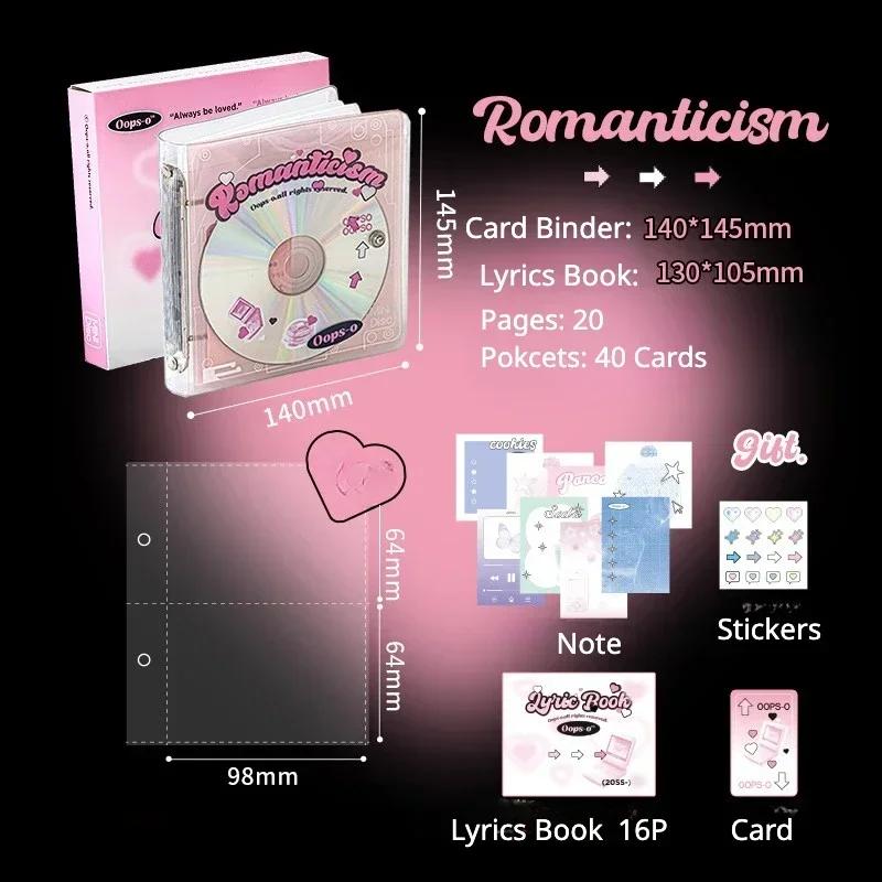 Retro Shape Card Photo Album for 3 Inch Kpop Star Small Photo Card Collection Book Creative Design Card Binder Chasing Gifts