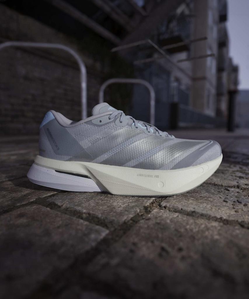Adidas Adizero Boston 13 W - Halo Silver: Glow Blue / Js4949