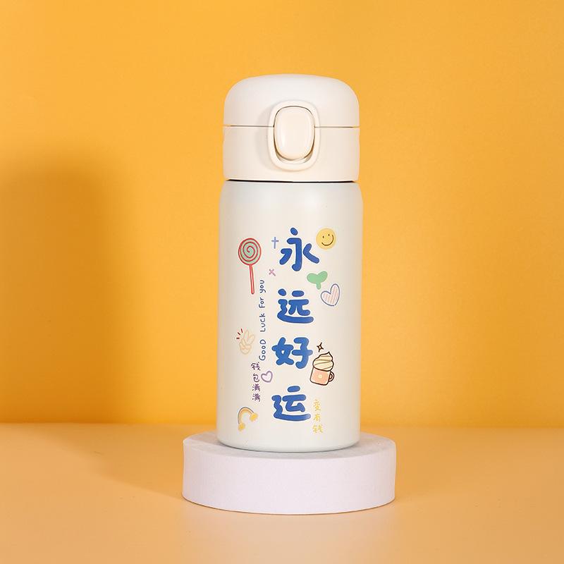 Portable Insulation Cup  500ml Vacuum Flasks Portable Stainless Steel Thermos Cup Water Bottle Travel Tea Mug Office Thermos Cup