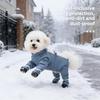 Waterproof Dog Raincoat Four Legs Full Body Coverage Durable Pet Anti Dirty Clothing Outdoor Walking Paw Protector Windproof