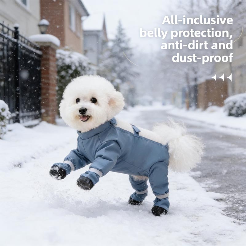 Waterproof Dog Raincoat Four Legs Full Body Coverage Durable Pet Anti Dirty Clothing Outdoor Walking Paw Protector Windproof