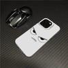 Expression Pack Colored Silver Case Is Suitable for Apple 16pro Mobile Phone Case 14promax Men's 1512/11 Simple Xs Matte.