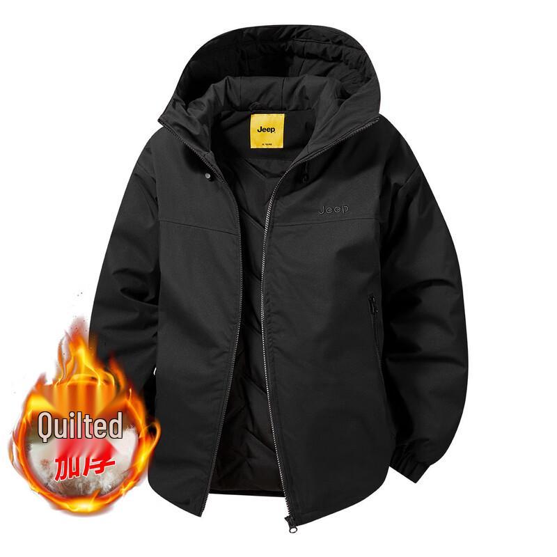 JEEP Men s Hooded Casual Winter Padded Jacket 2XL