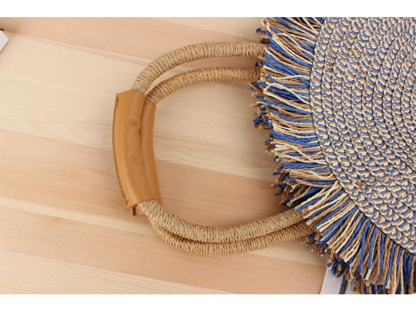 Minimalist Style Handmade Woven Paper Rope Bag - Dual-Use Handbag & Shoulder Bag