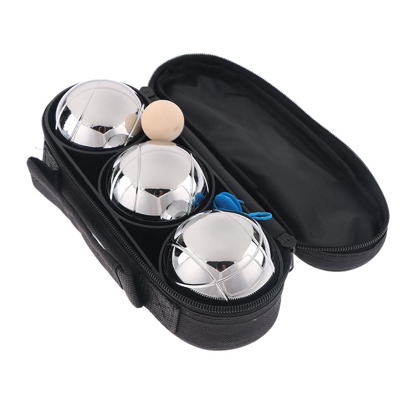 

Набор шаров для игры в бочче из 3 предметов, Железный гравированный отражающий набор для петанка, Уникальные элегантные шары для петанка, Игры для активного отдыха на открытом воздухе onesize