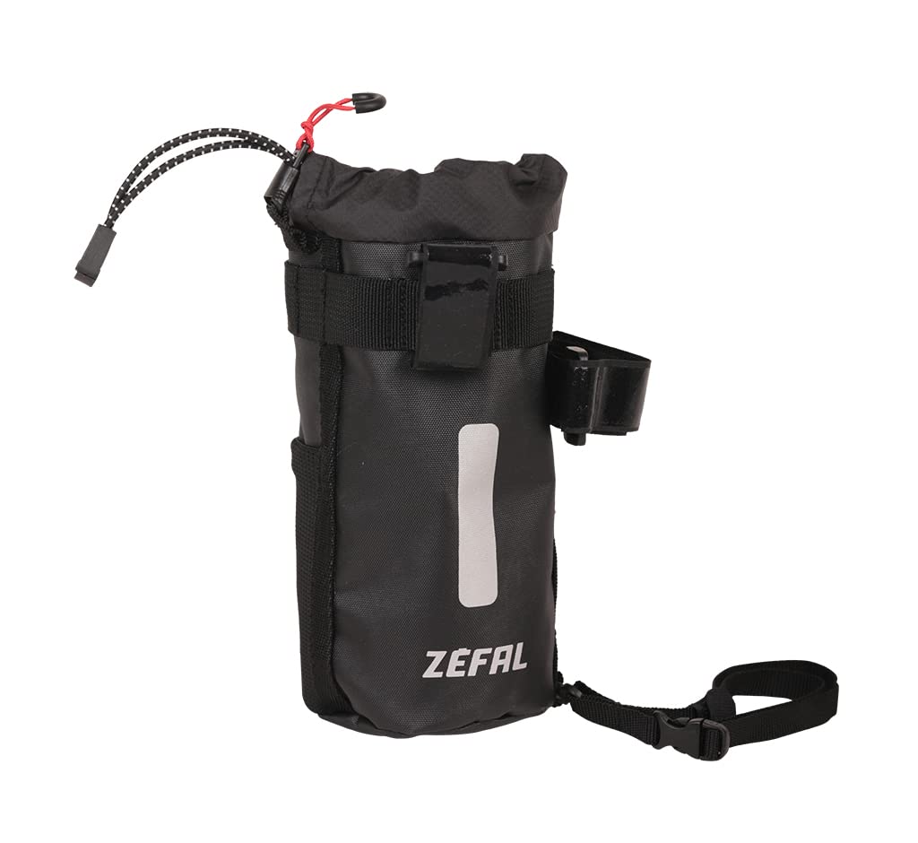 Zefal Z ADVENTURE POUCH BAG Bicycle Handlebar Bottle 7090 Pouch, Bag, Black, 1.1L, 180mm, 80g,