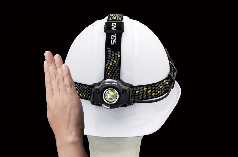 GENTOS LED USB 670 Hours of Operational Run Rear View Requires a Rechargeable Battery or 3 AA Batteries Delta Peak Headlamp, Rechargeable, Lumens, 4.5