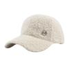 Hat Winter Solid Color M Standard Lamb Wool Baseball Cap Women's Outdoor Warm Leisure Fashion All-match Plush Duckbills Cap