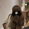 Vintage Black Big Large Velvet Bow Hair Clip For Women Girls Wedding Hairpins