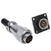 400V WS16 Aviation Plug Socket Connector Stable Electrical Performance Waterproof Power Connector