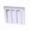White Exhaust Vent Cover With Net Ventilation Grill Active Louver Dryer Outlet Cover  House Outside