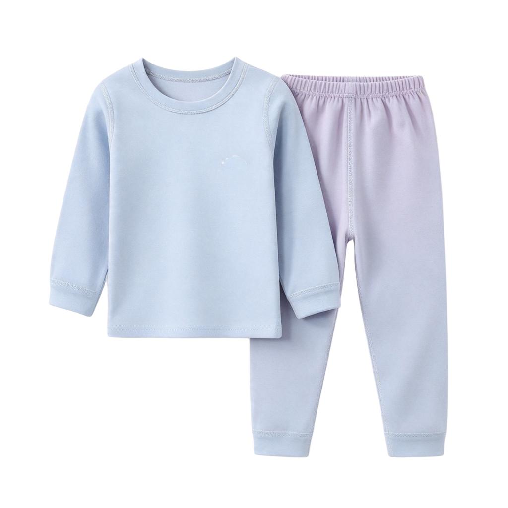Boys and Girls Cute Printed Pajama Set, 2-Piece Sleepwear and Sportswear Outfit for Lounging and Play