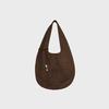 KEYRING STRAP SUEDE BAG [BROWN]