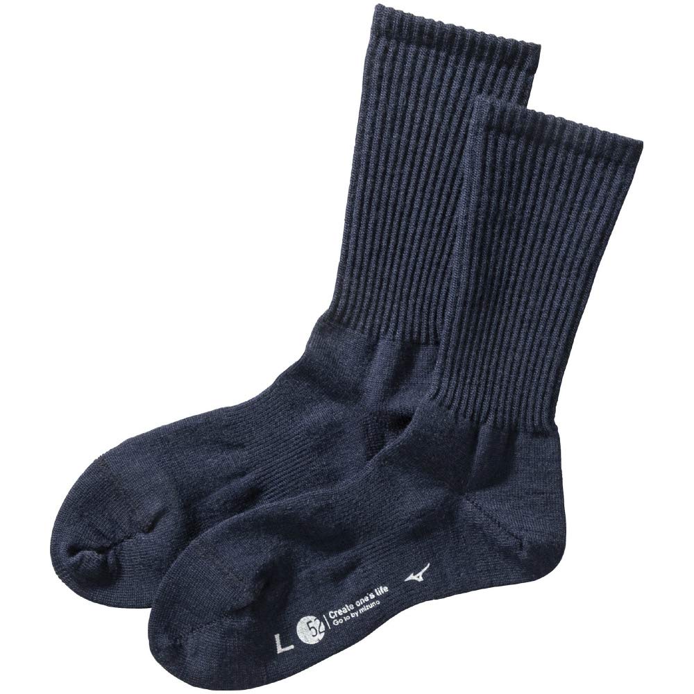 

Mizuno Breath Thermowool Thin Socks for Outdoor Go to by mizuno Size cm Travel, B2JX9701, Women s, Navy, 22.0-24.0