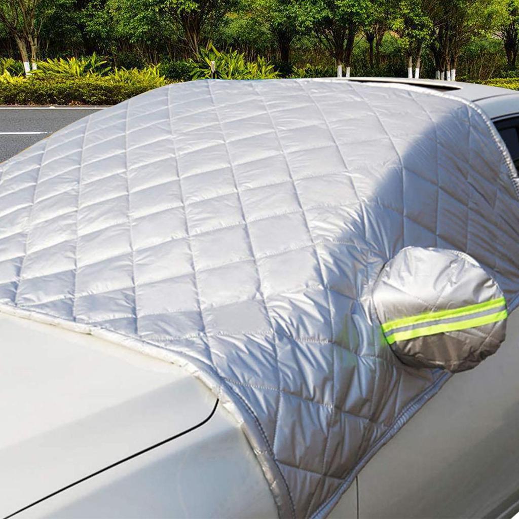 Car Front Windshield Snow Cover Winter Thickened Snow Cover Sunshade Auto Exterior Accessories